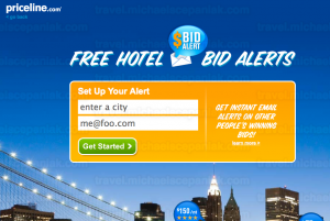 Priceline bid alerts