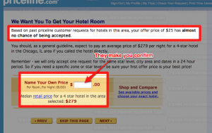 Priceline low bid confirmation